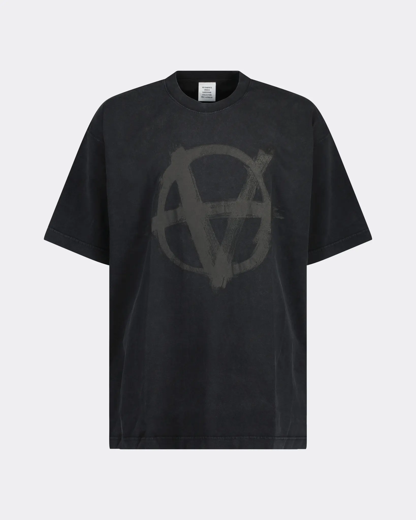 Reverse Anarchy T-Shirt Zwart