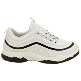 Textiel sportschoenen wit